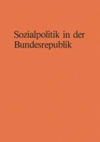 Sozialpolitik in der Bundesrepublik