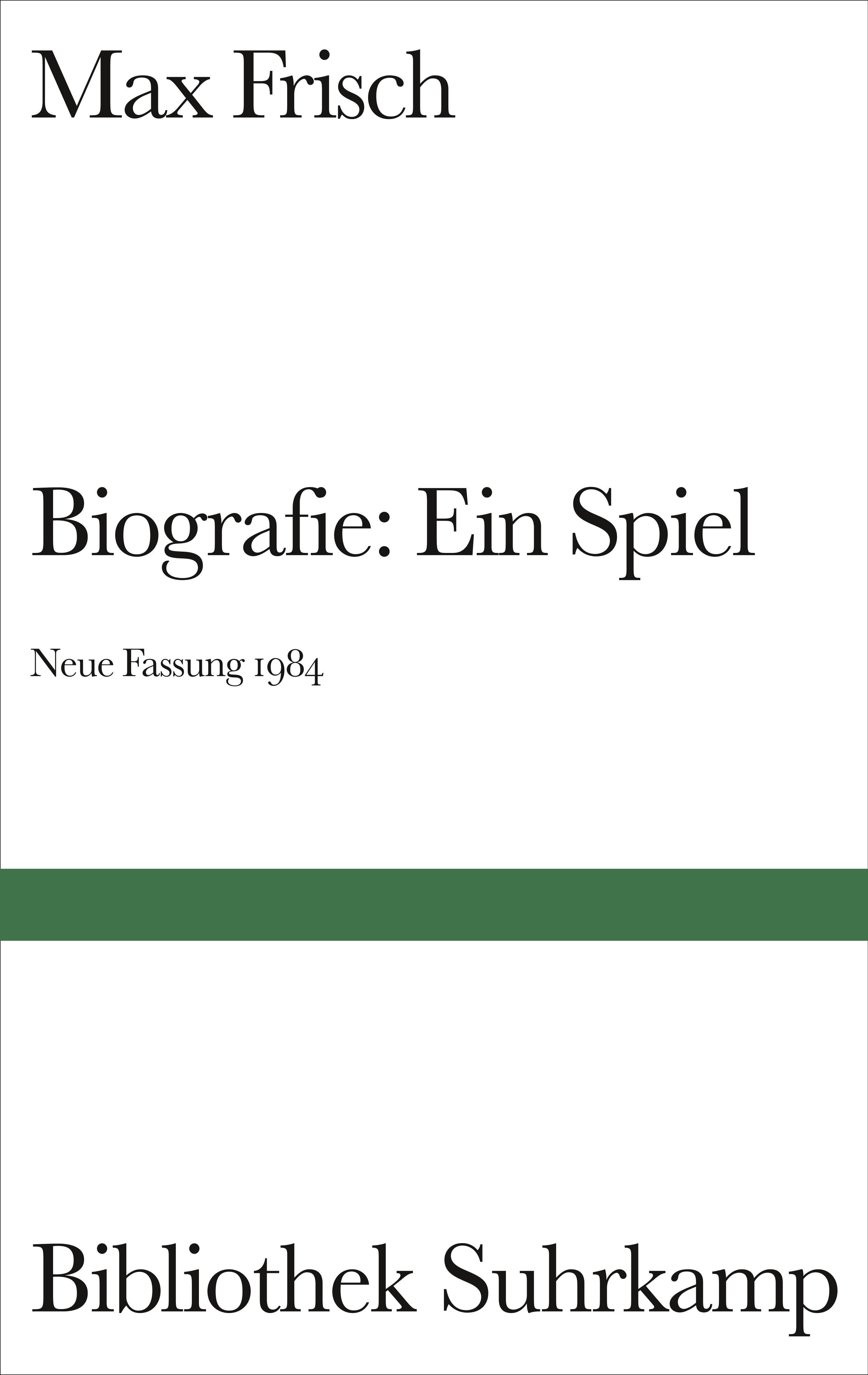 Biografie: Ein Spiel. Neue Fassung 1984