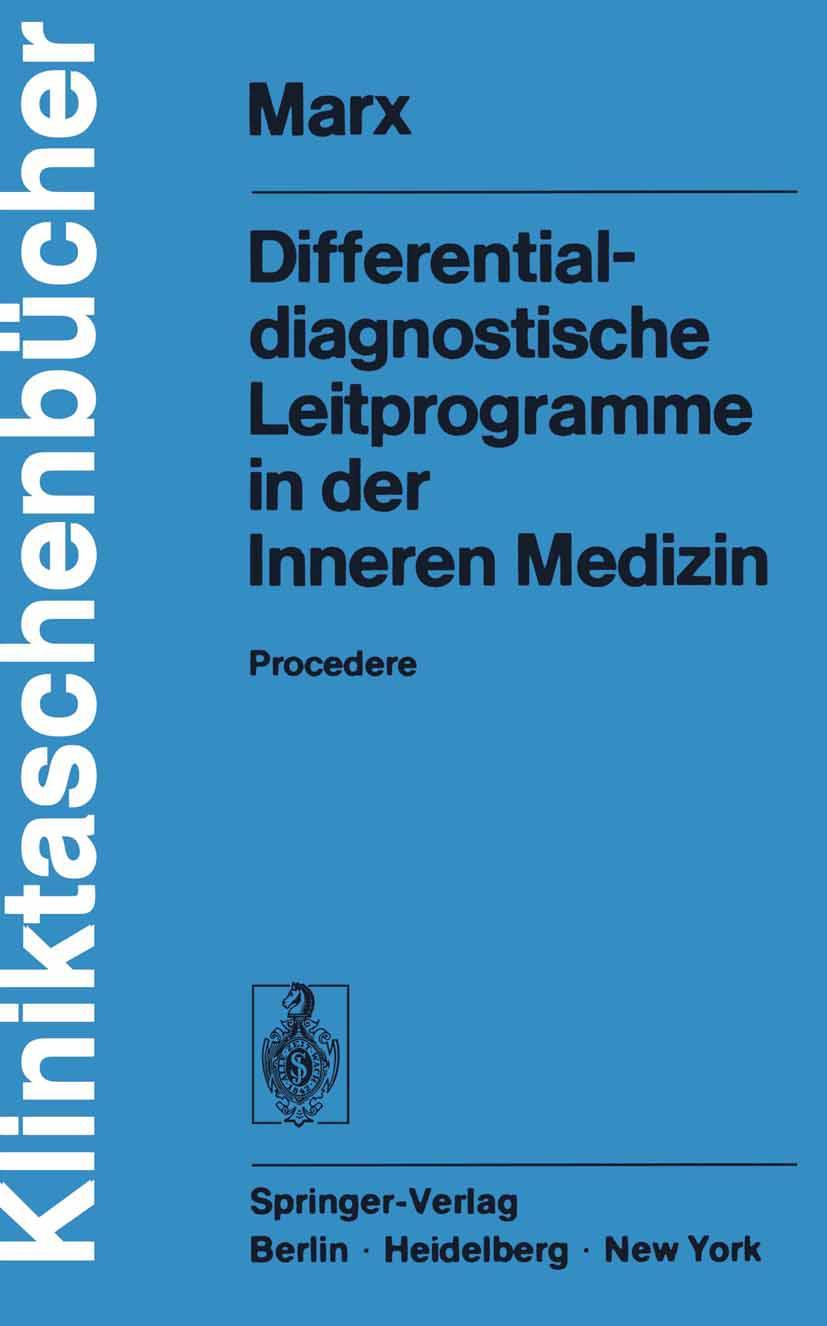 Differentialdiagnostische Leitprogramme in der Inneren Medizin