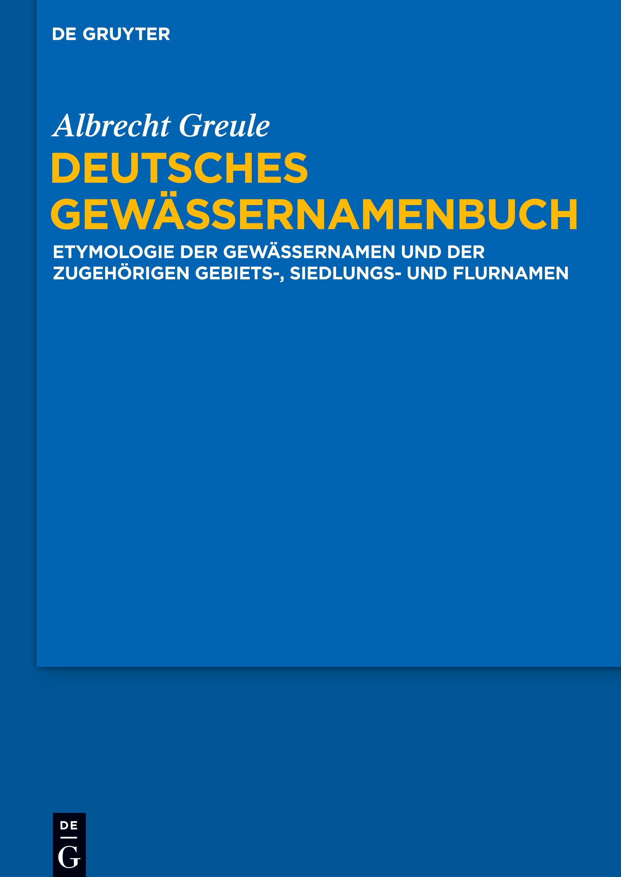 Deutsches Gewässernamenbuch