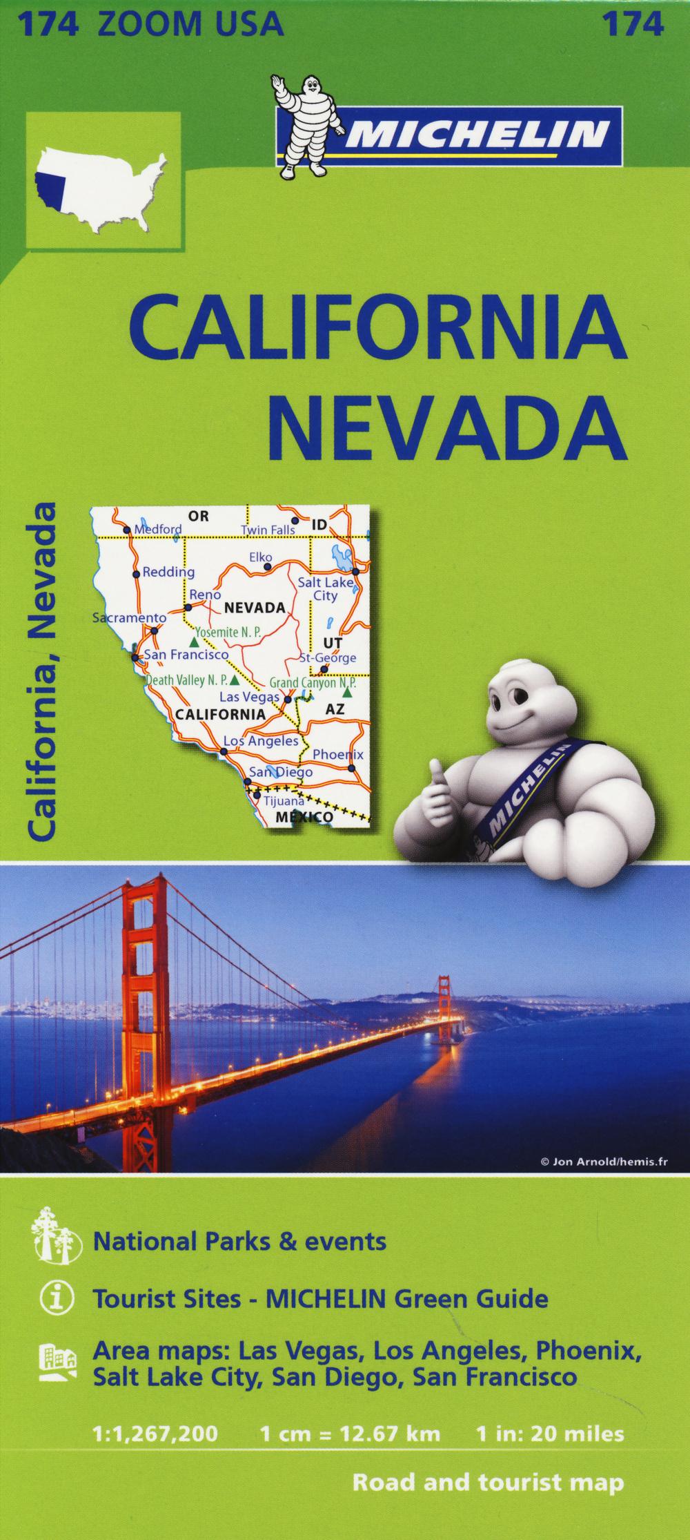 Michelin Californien Nevada 1 : 1 267.200