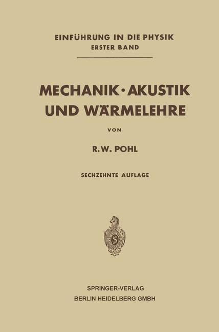 Mechanik · Akustik und Wärmelehre