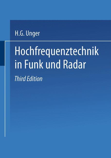 Hochfrequenztechnik in Funk und Radar