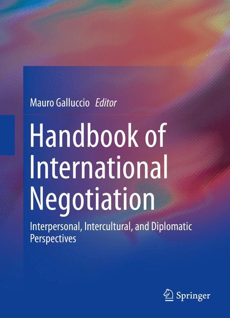 Handbook of International Negotiation