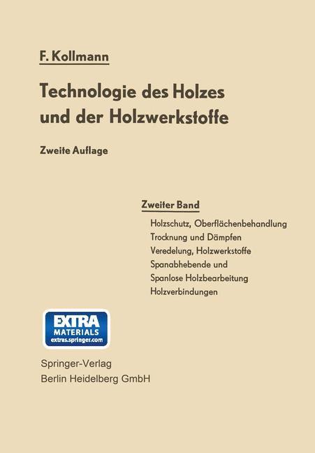 Technologie des Holzes und der Holzwerkstoffe