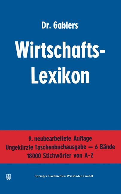 Dr. Gablers Wirtschafts-Lexikon