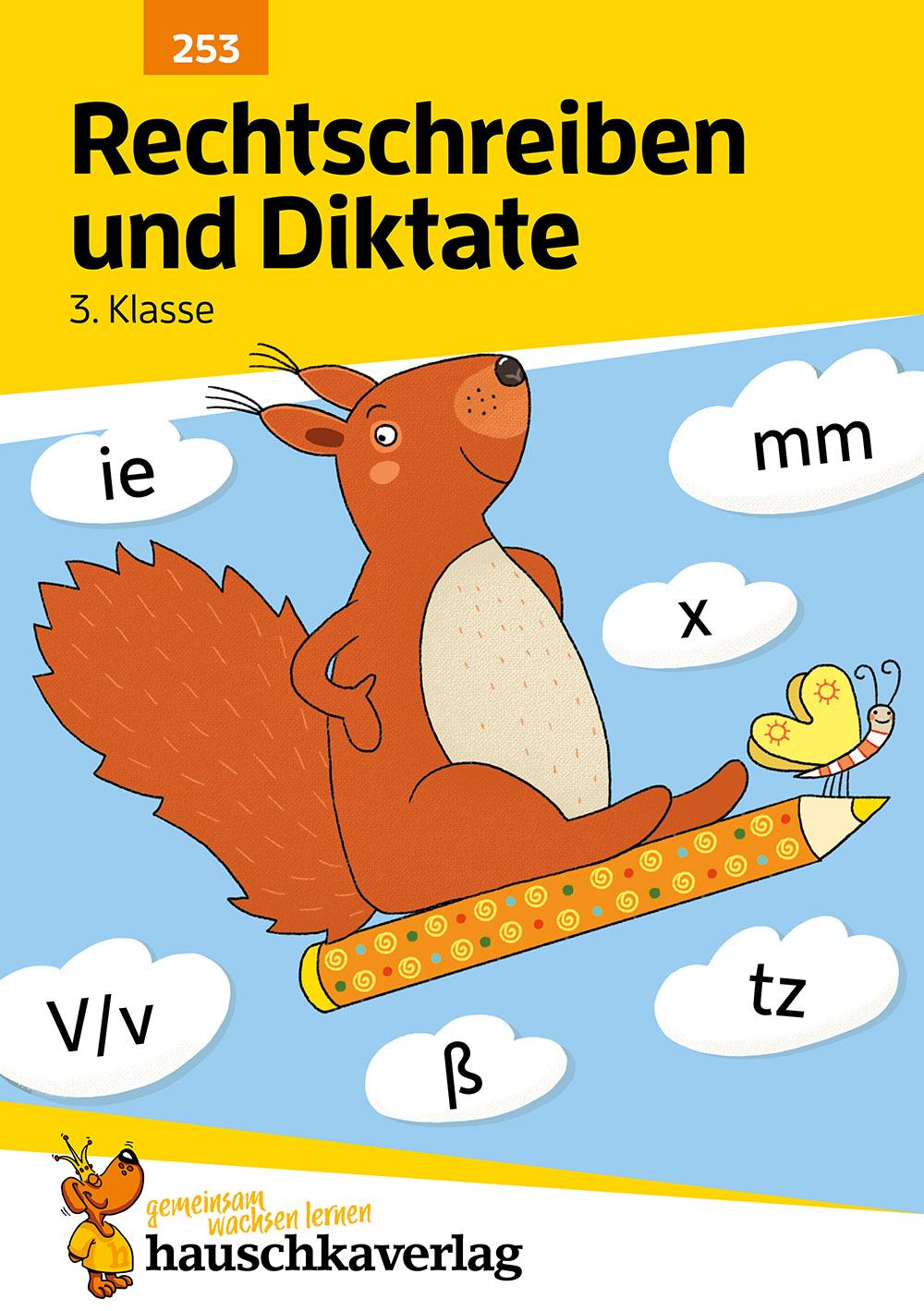 Rechtschreiben und Diktate 3. Klasse, A5-Heft