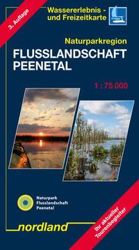 Naturparkregion Flusslandschaft Peenetal 1 : 75 000. Wassererlebnis- und Freizeitkarte