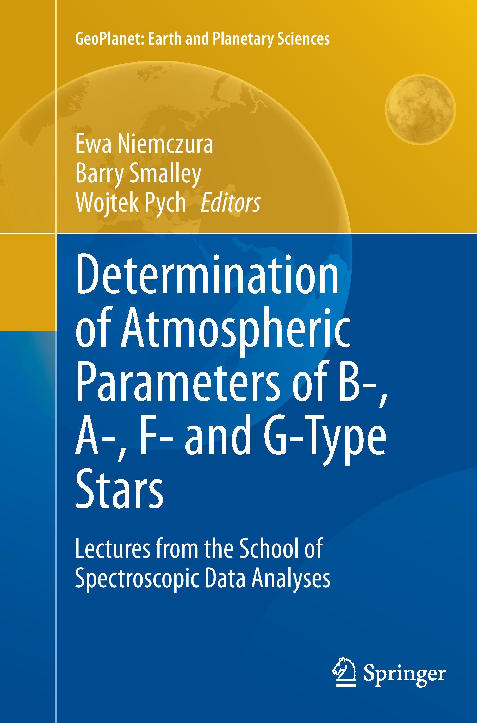 Determination of Atmospheric Parameters of B-, A-, F- and G-Type Stars