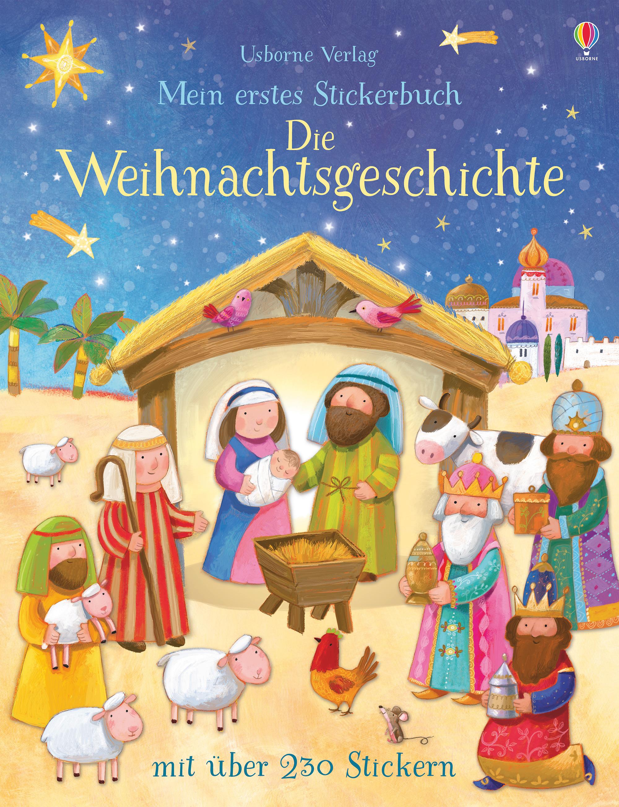 Mein erstes Stickerbuch: Die Weihnachtsgeschichte