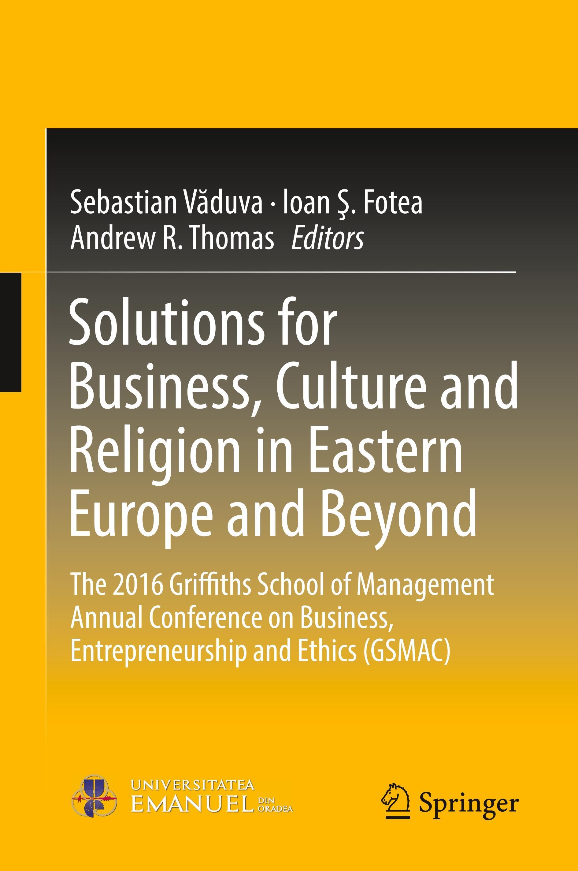 Solutions for Business, Culture and Religion in Eastern Europe and Beyond