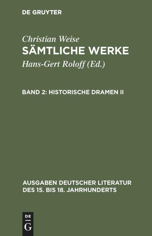 Historische Dramen II