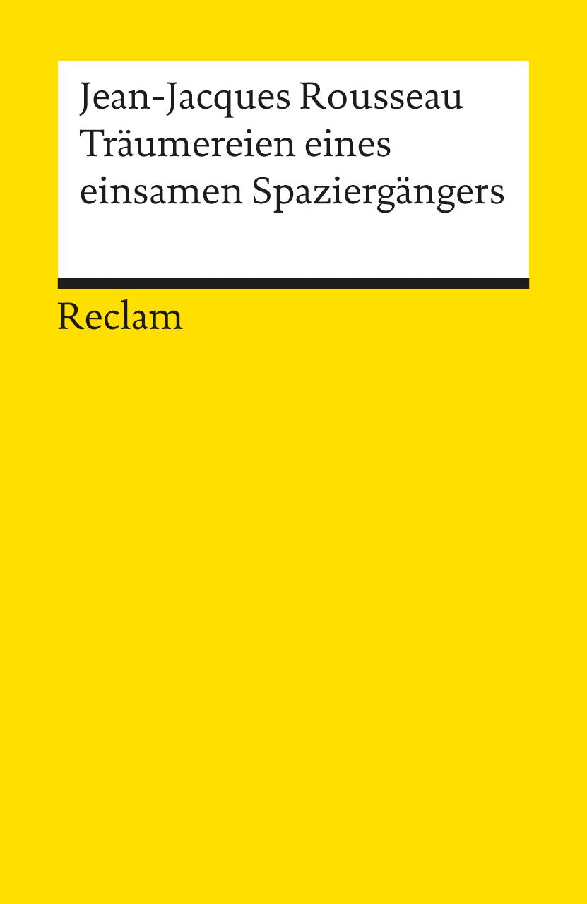 Träumereien eines einsamen Spaziergängers