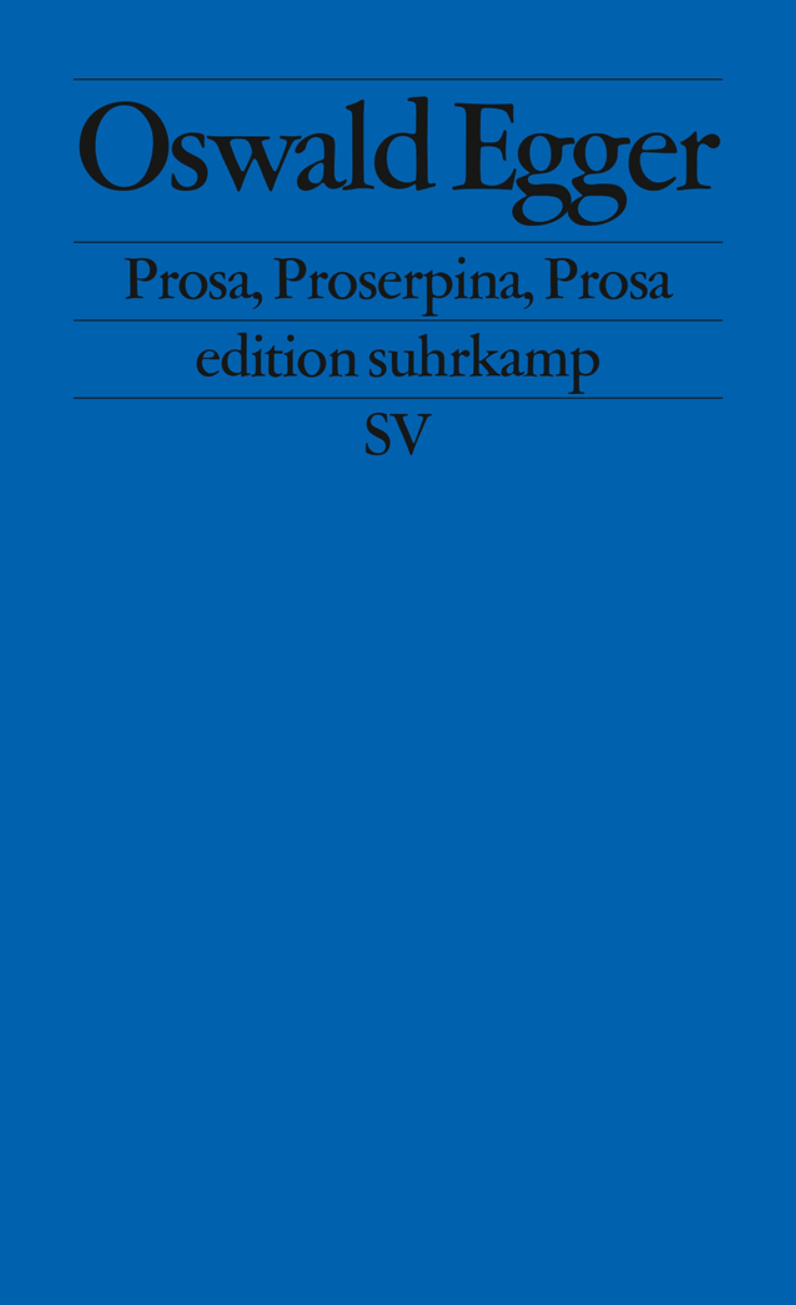 Prosa, Proserpina, Prosa