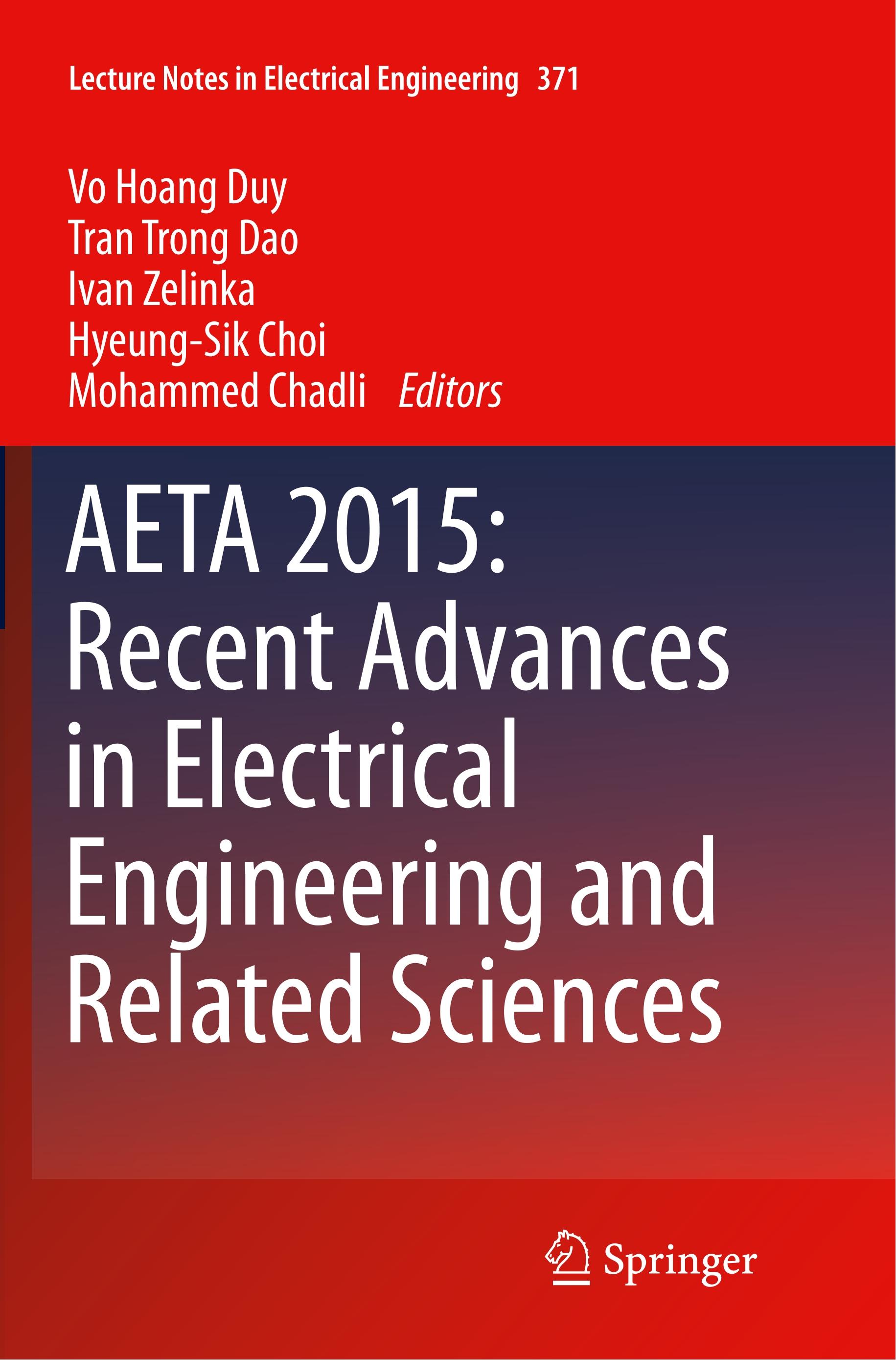 AETA 2015: Recent Advances in Electrical Engineering and Related Sciences