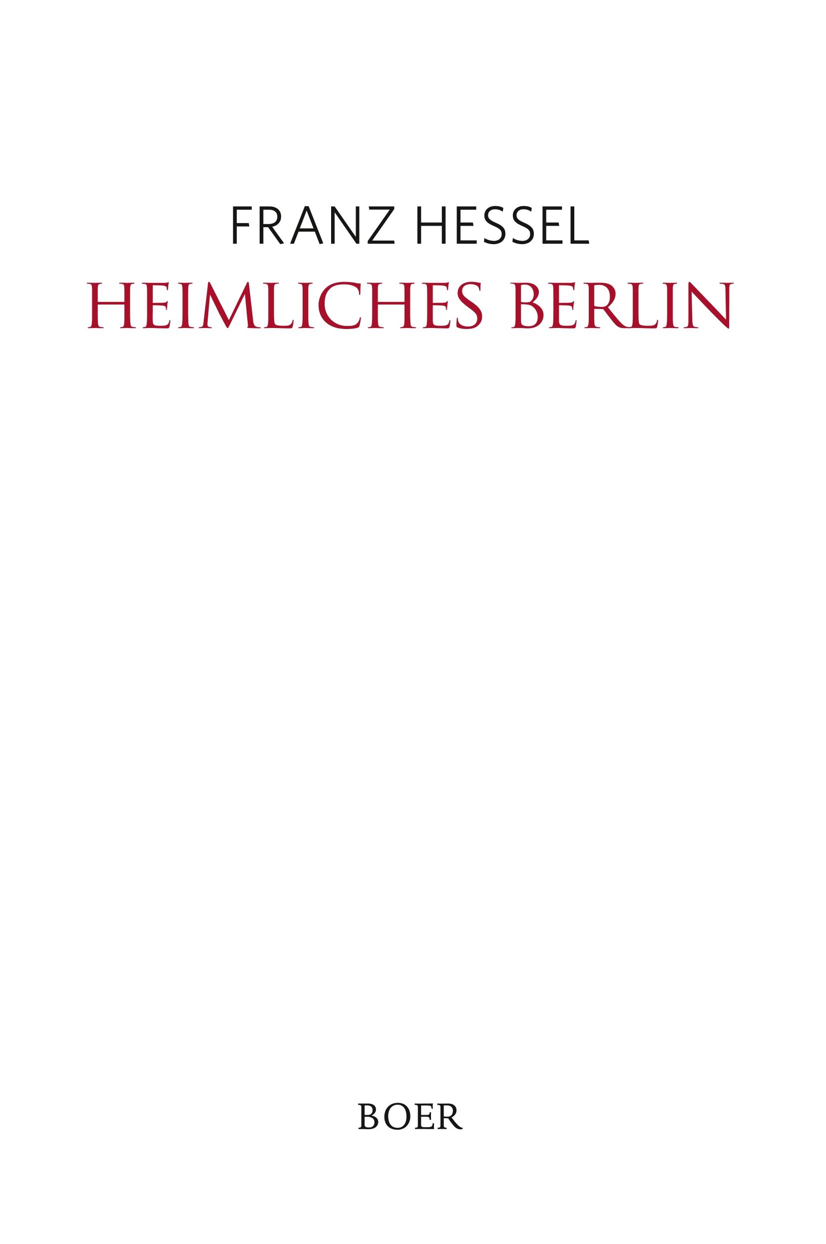 Heimliches Berlin