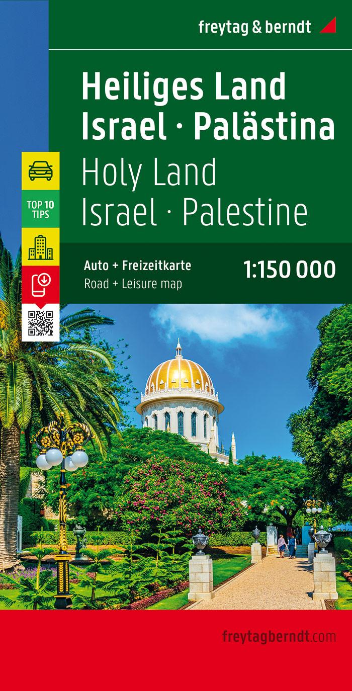 Heiliges Land - Israel - Palästina, Top 10 Tips, Autokarte 1:150.000