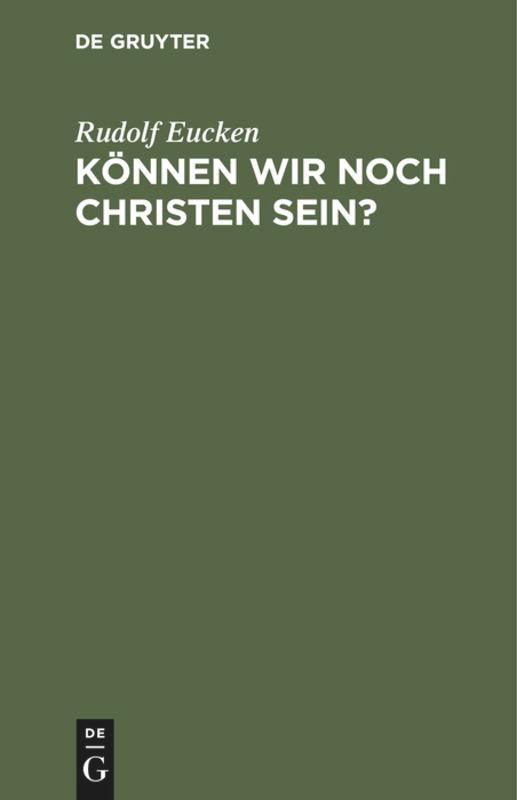 Können wir noch Christen sein?