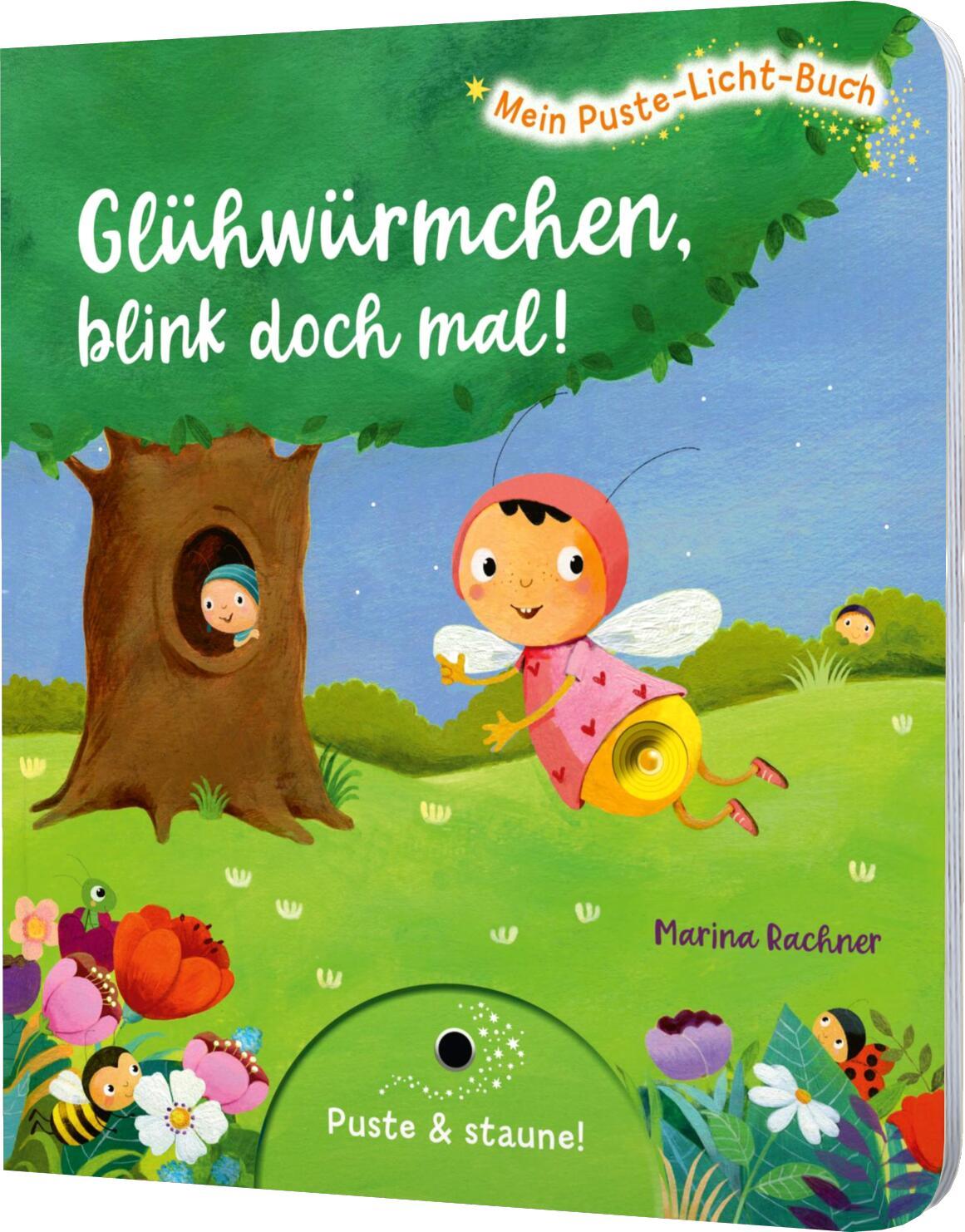 Mein Puste-Licht-Buch: Glühwürmchen, blink doch mal!