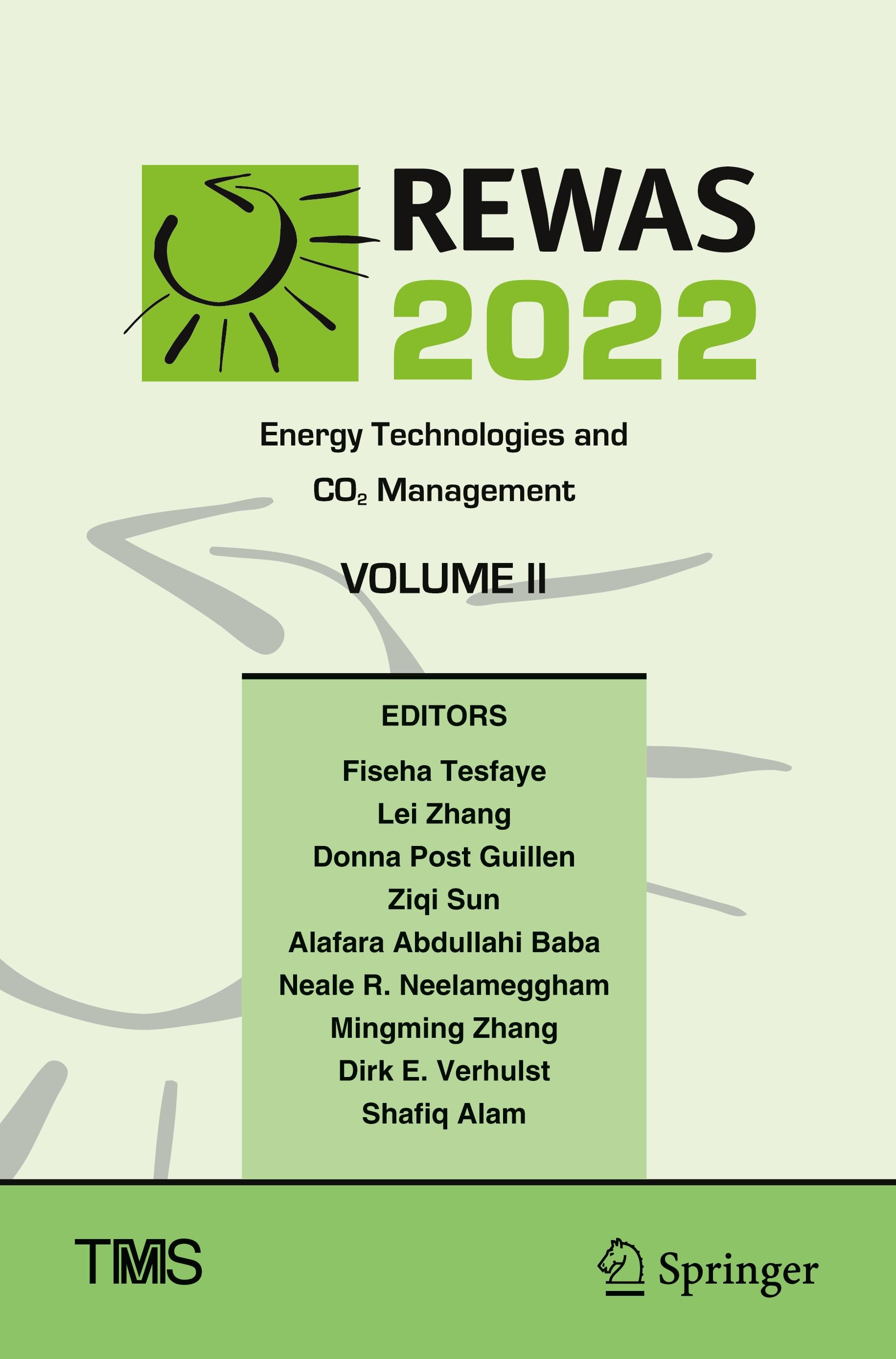 REWAS 2022: Energy Technologies and CO2 Management (Volume II)