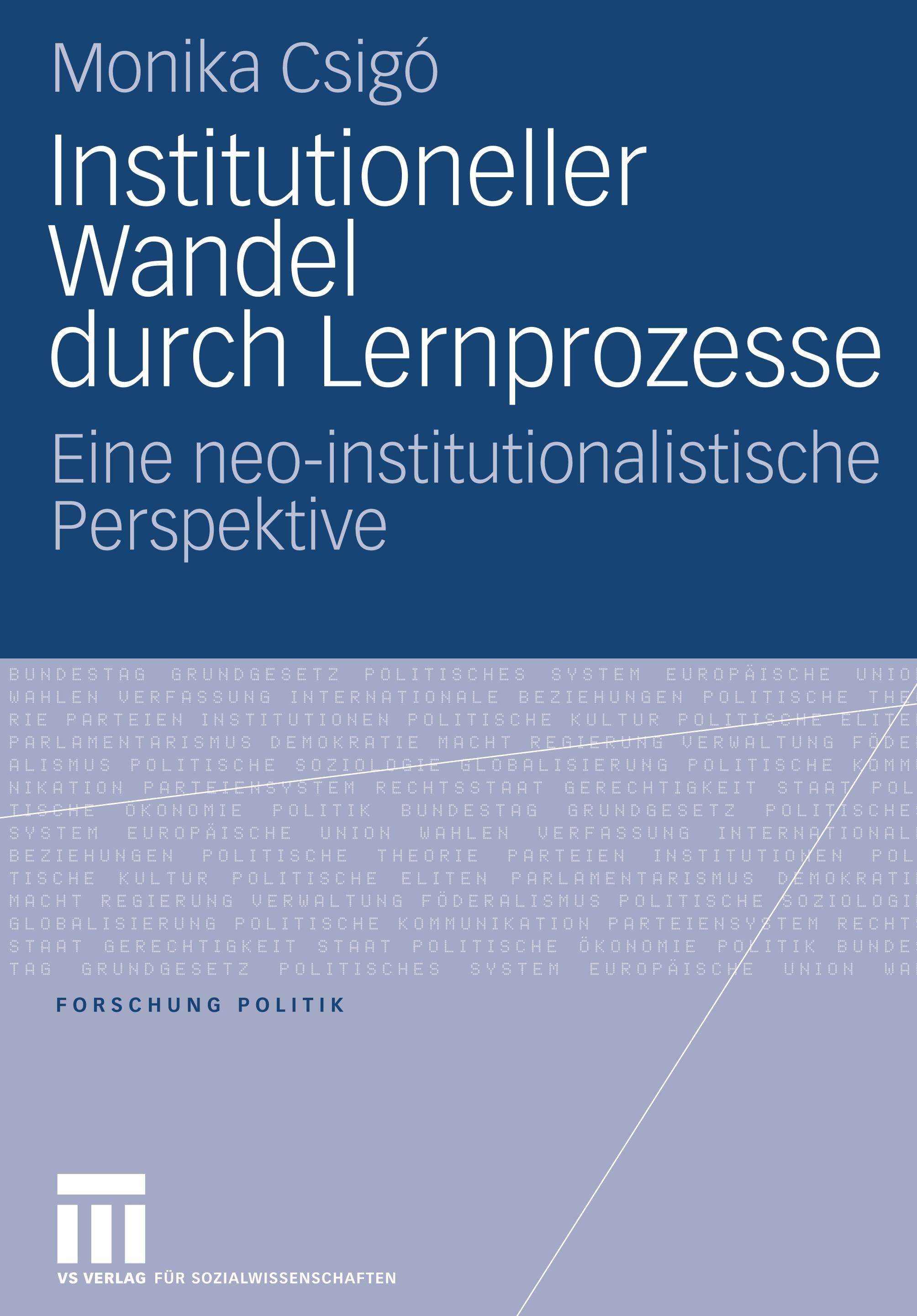 Institutioneller Wandel durch Lernprozesse