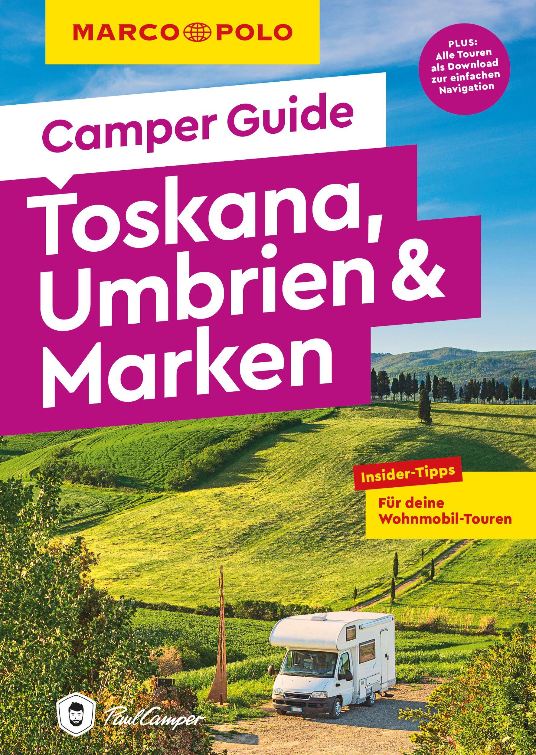 MARCO POLO Camper Guide Toskana, Umbrien & Marken