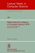 Mathematical Foundations of Computer Science 1978