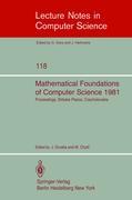 Mathematical Foundations of Computer Science 1981