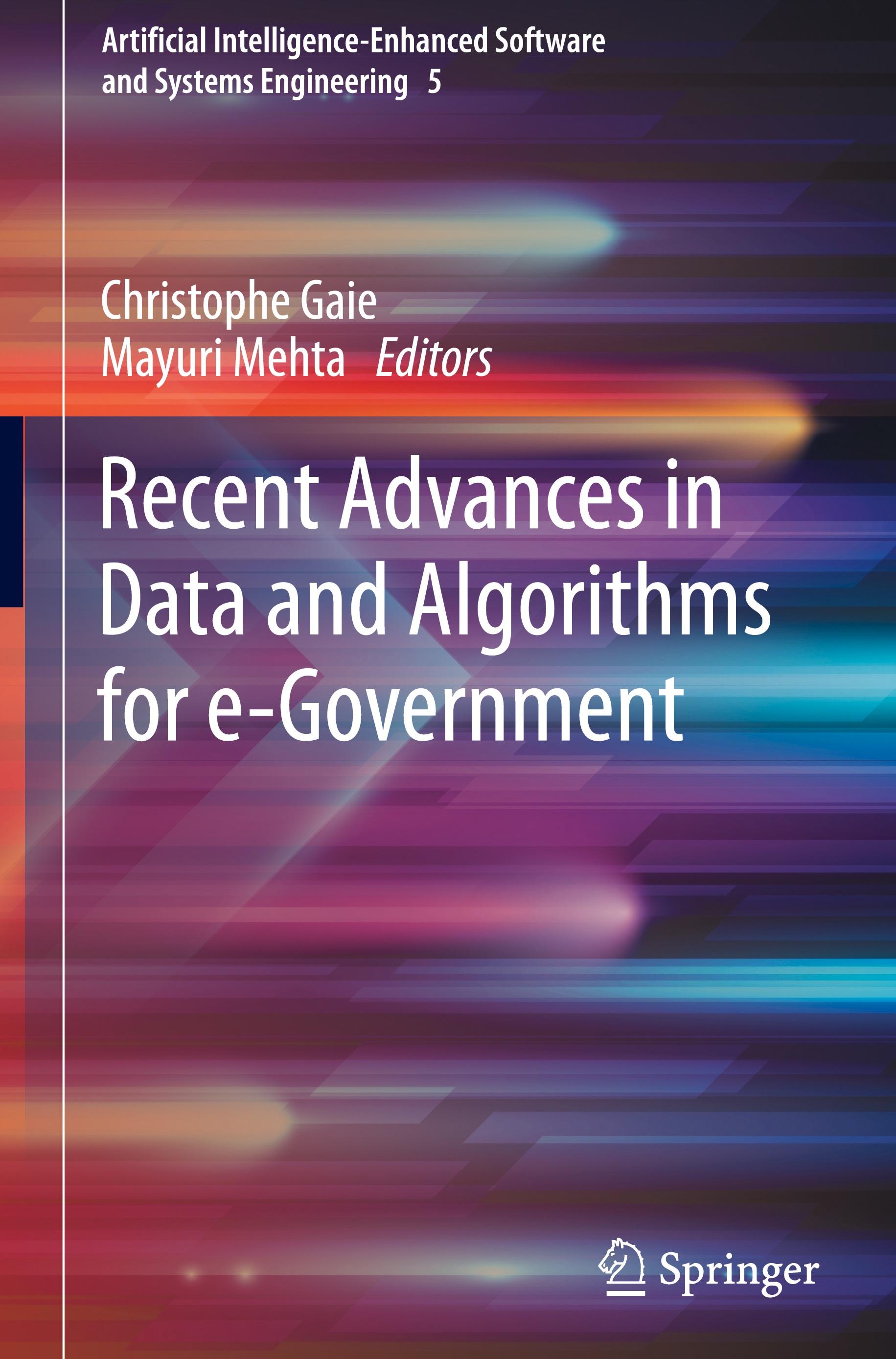 Recent Advances in Data and Algorithms for e-Government