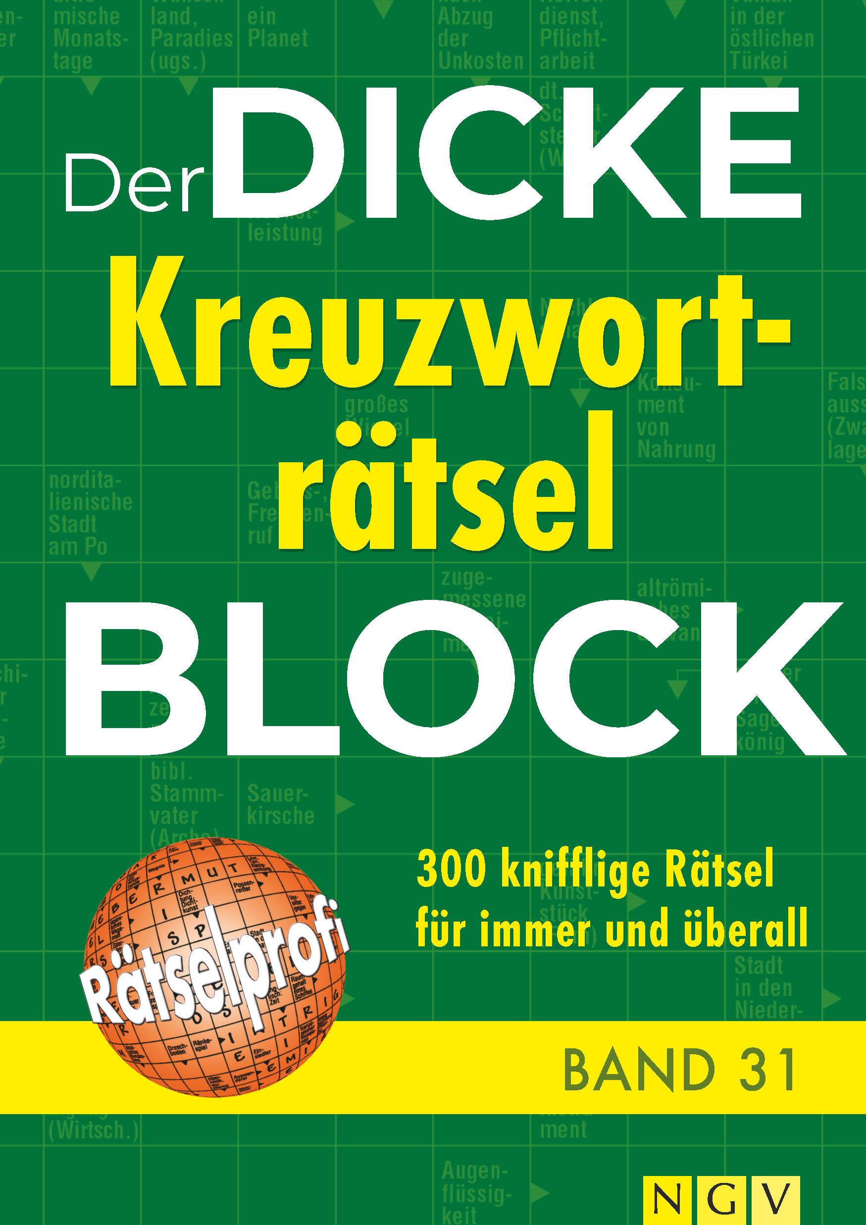 Der dicke Kreuzworträtsel-Block Band 31