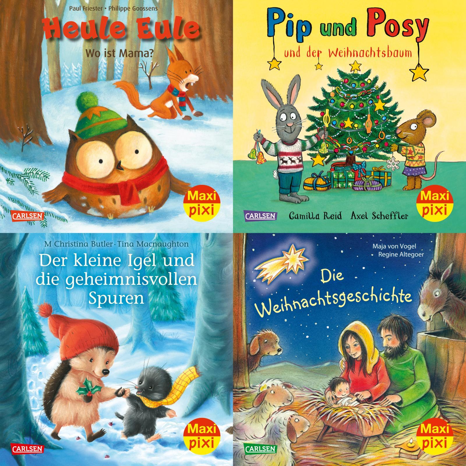 Maxi-Pixi-4er-Set 104: Bilderbuchwinter (4x1 Exemplar)