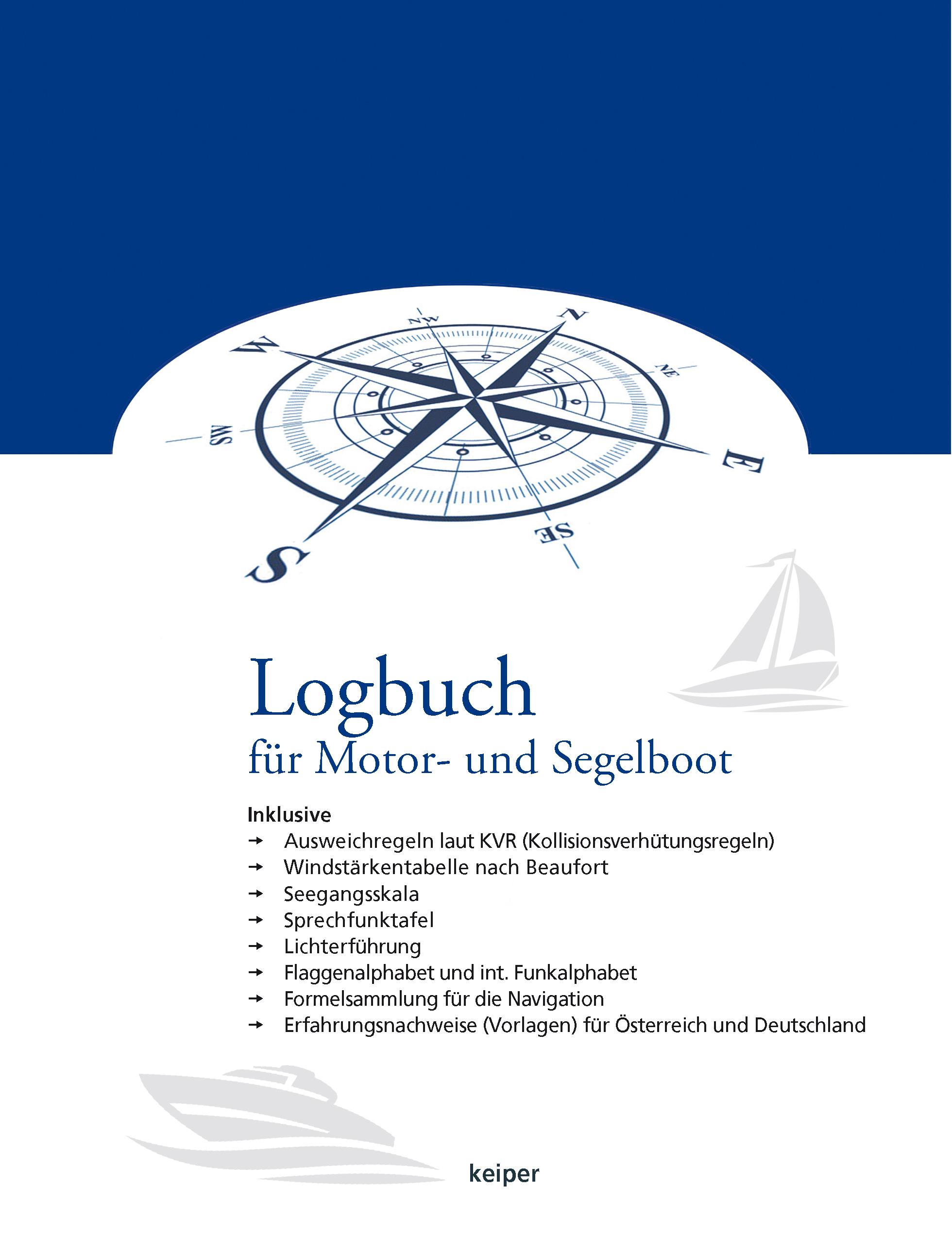 Logbuch für Motorboot und Segelboot