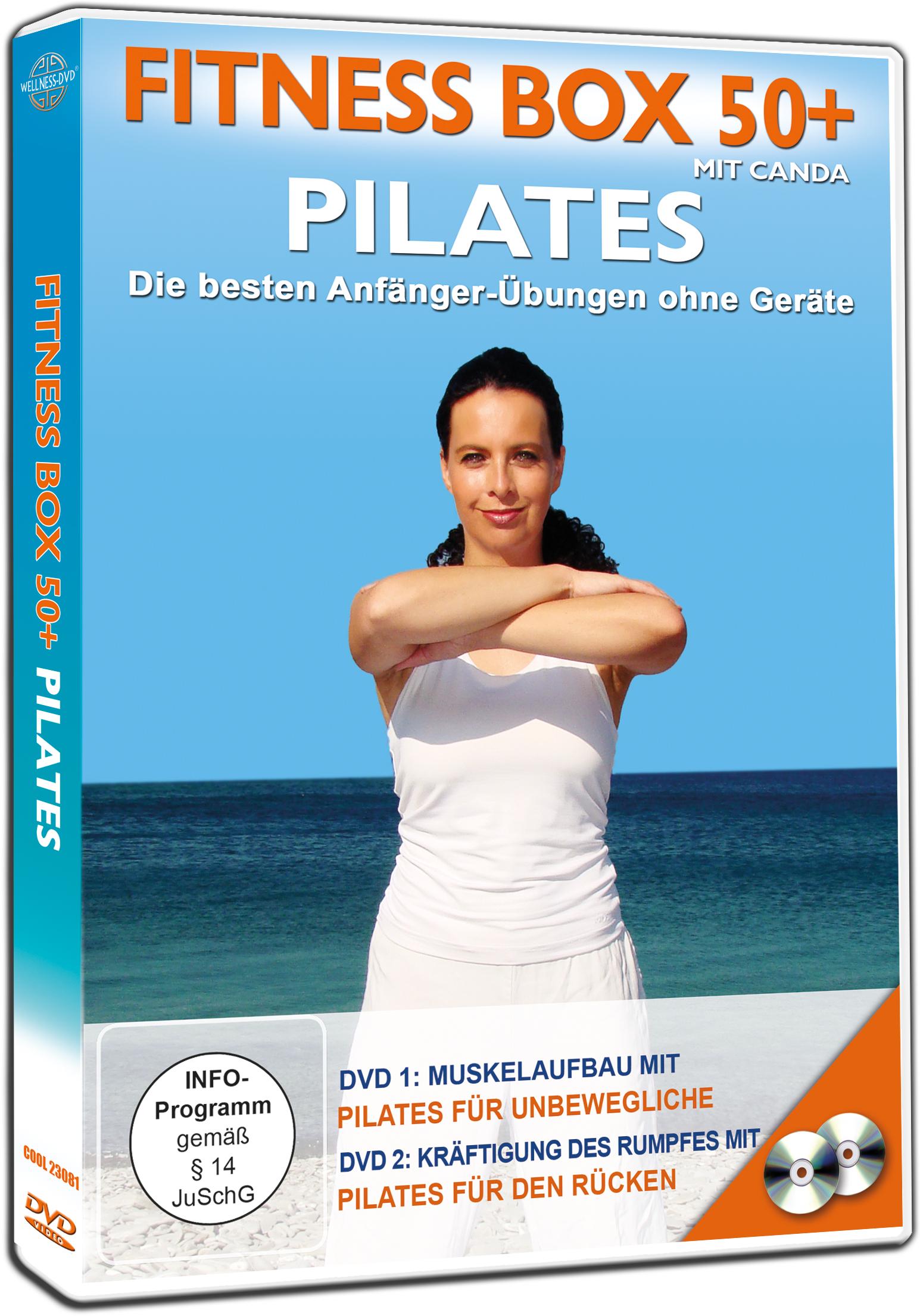 Fitness Box 50+ Pilates - Die besten Anfänger-Übungen ohne Geräte