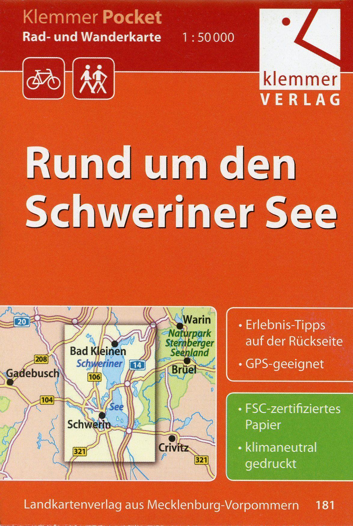 Rund um den Schweriner See 1 : 50 000