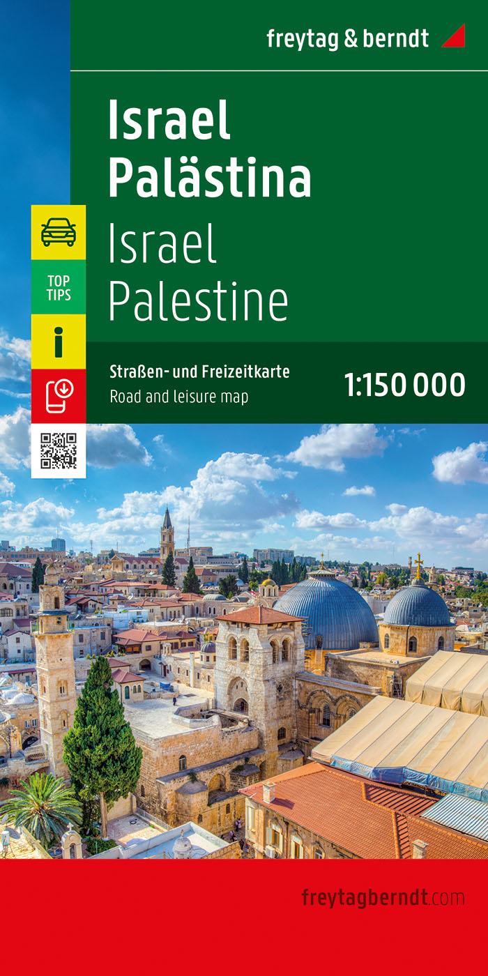 Israel - Palästina, Straßen- und Freizeitkarte 1:150.000, freytag & berndt