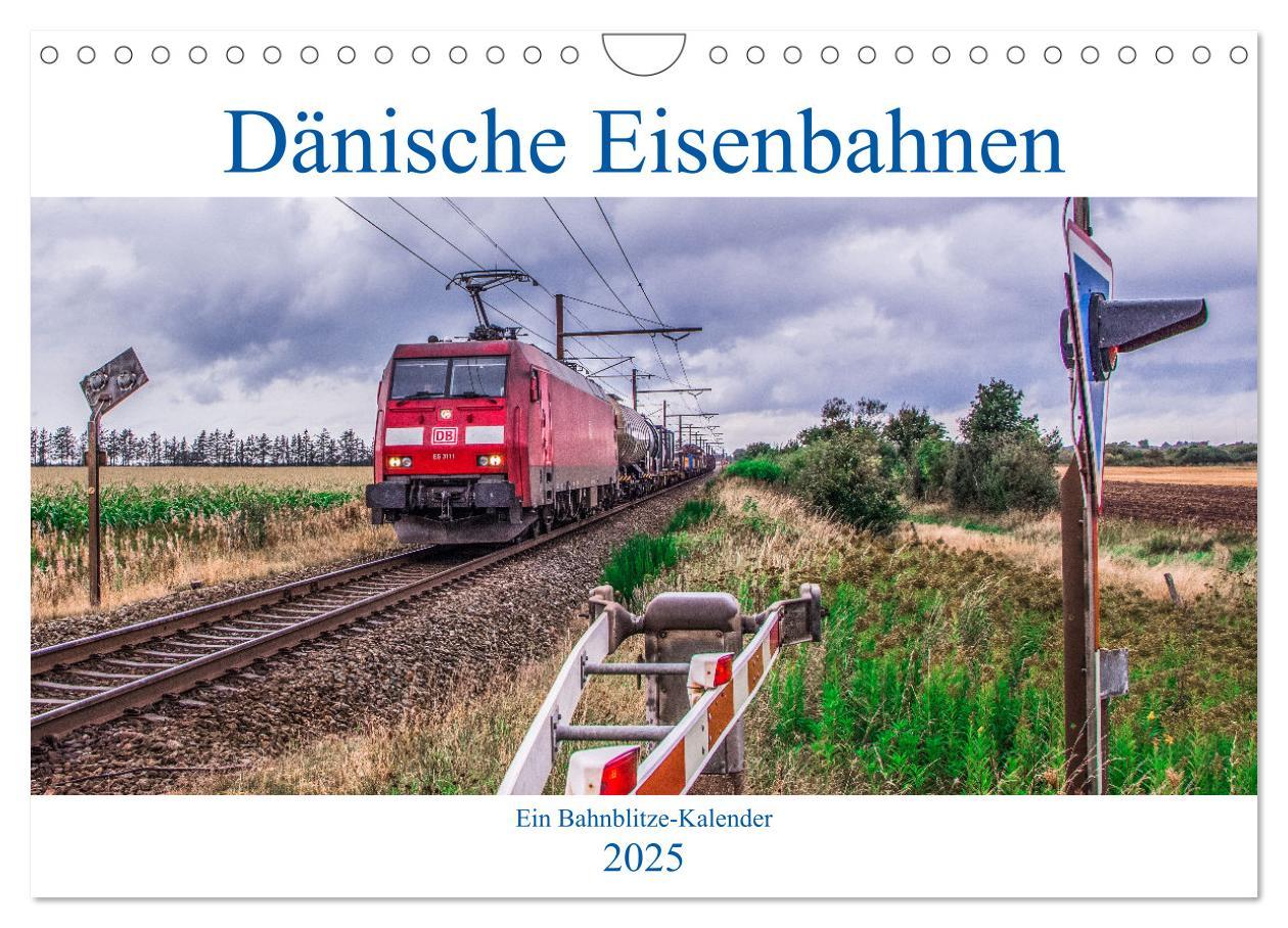 Dänische Eisenbahnen (Wandkalender 2025 DIN A4 quer), CALVENDO Monatskalender