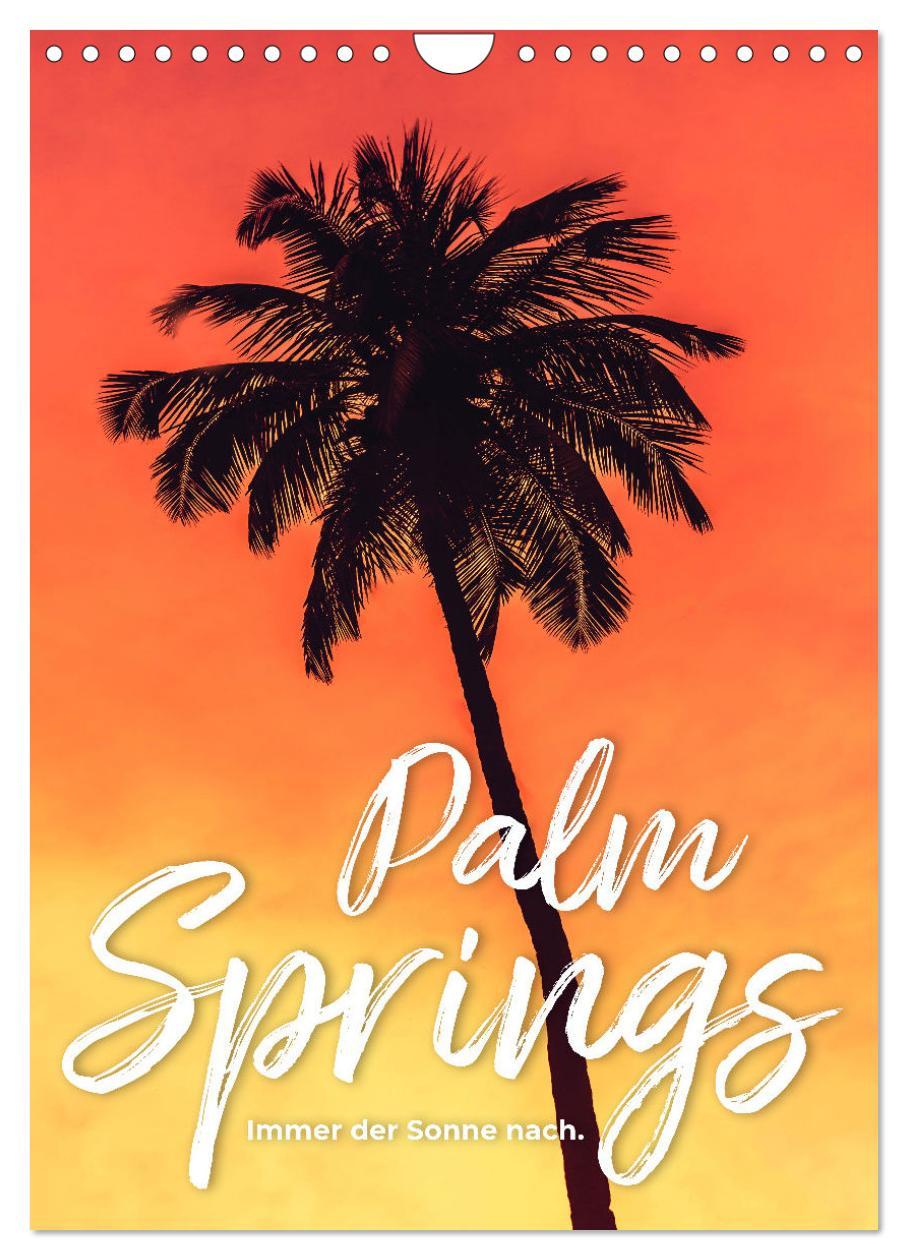 Palm Springs - Immer der Sonne nach. (Wandkalender 2025 DIN A4 hoch), CALVENDO Monatskalender