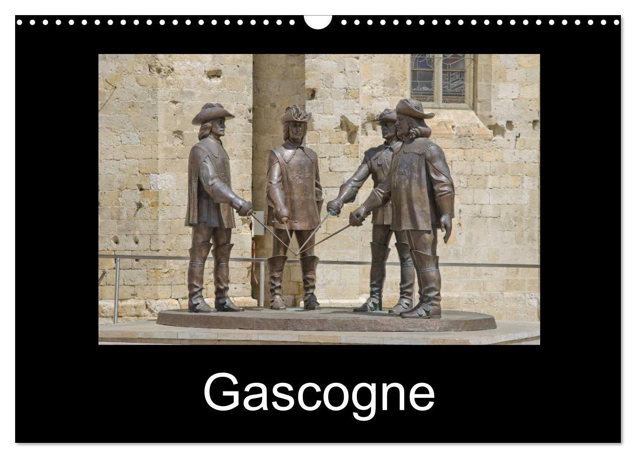 Gascogne (Wandkalender 2025 DIN A3 quer), CALVENDO Monatskalender