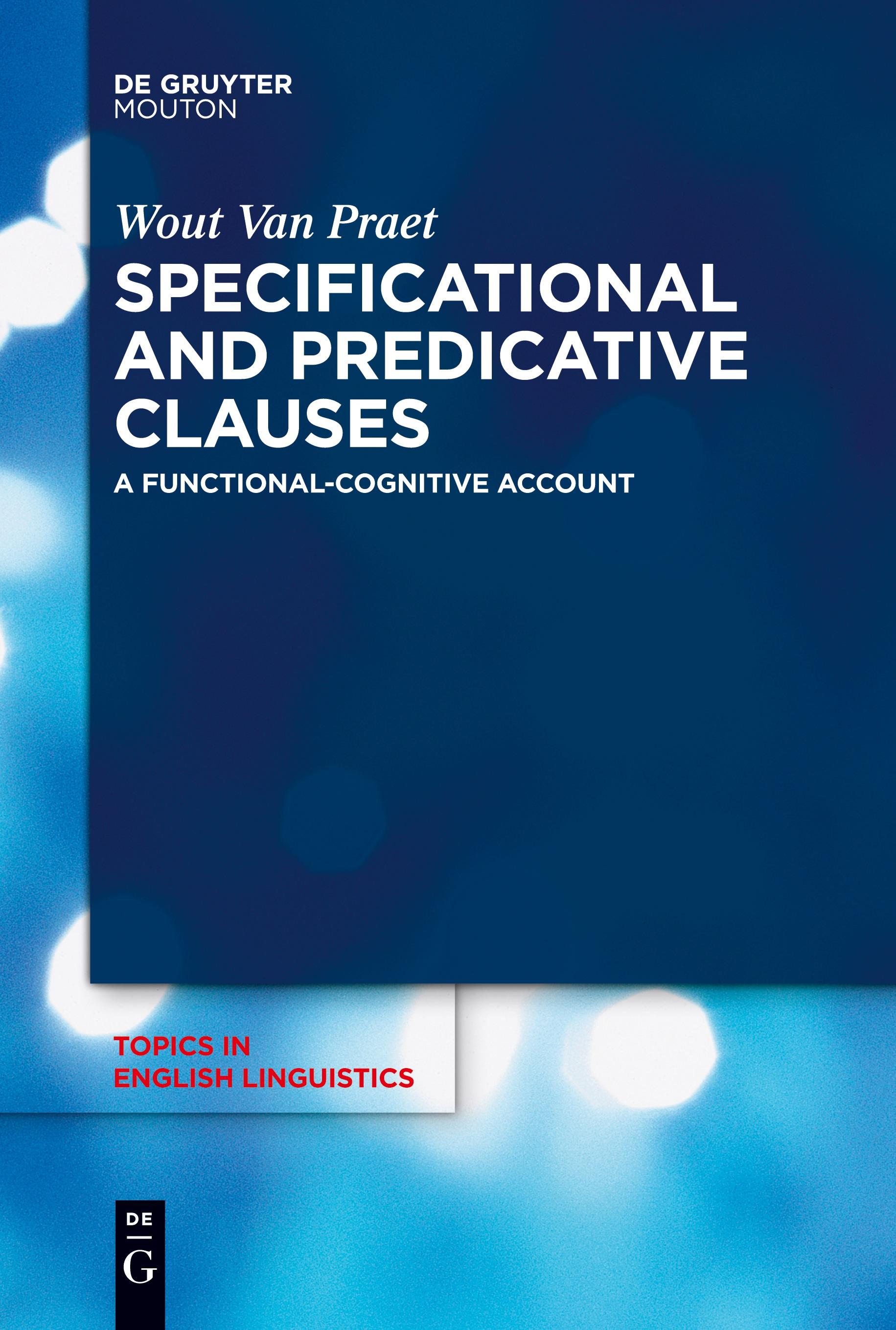 Specificational and Predicative Clauses