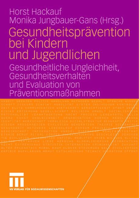 Gesundheitsprävention bei Kindern und Jugendlichen