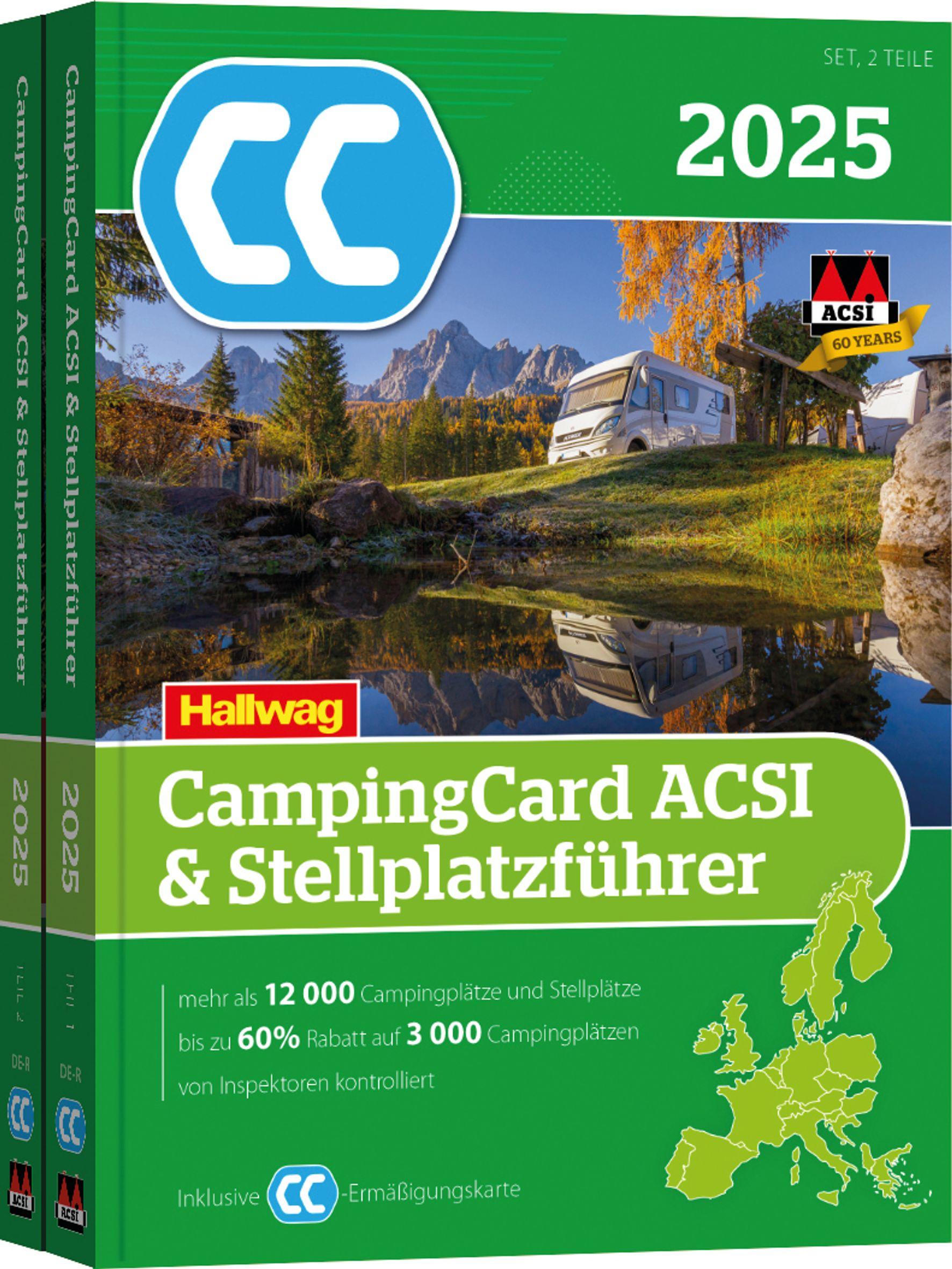 ACSI CampingCard & Stellplatzführer 2025