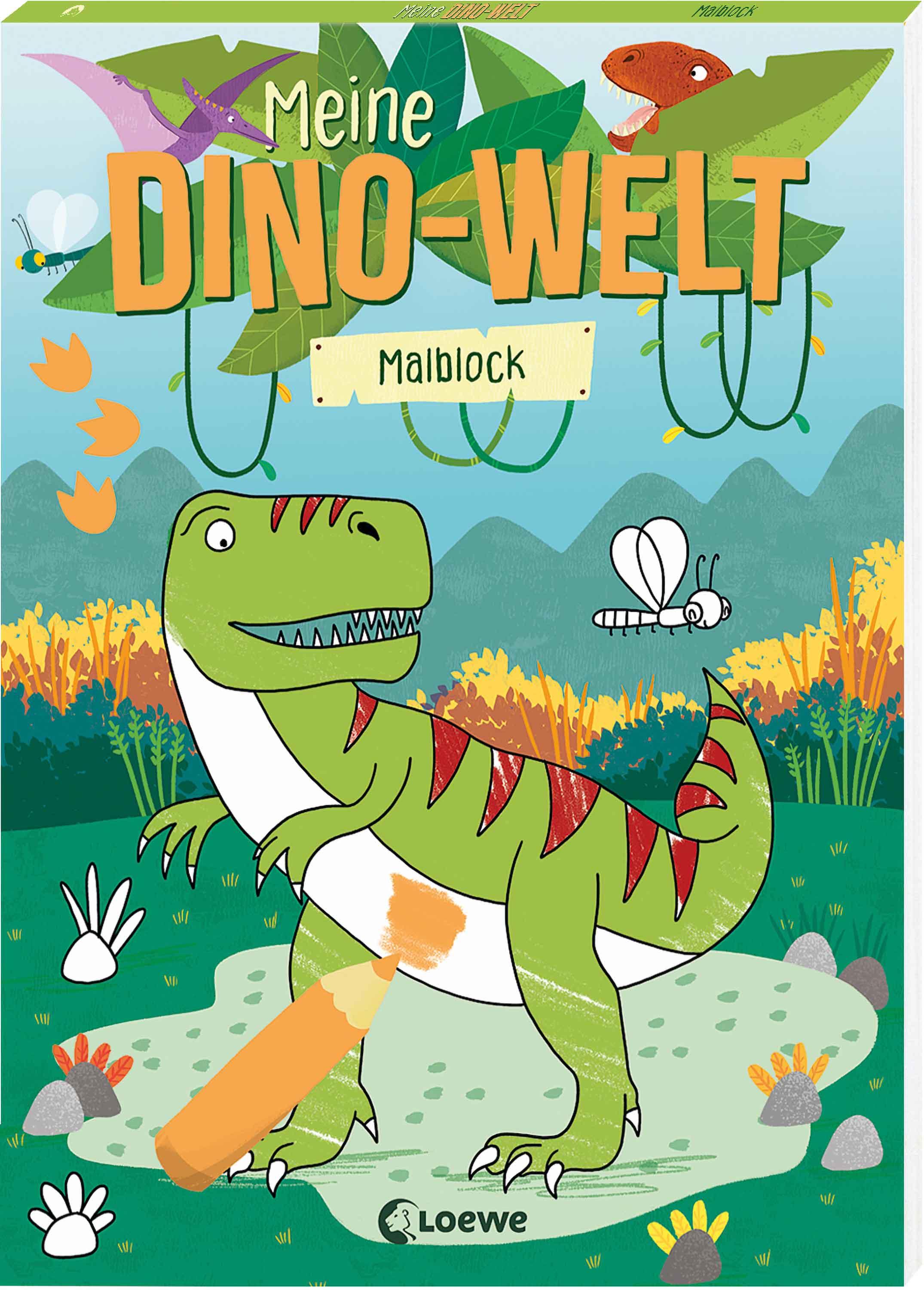 Meine Dino-Welt - Malblock