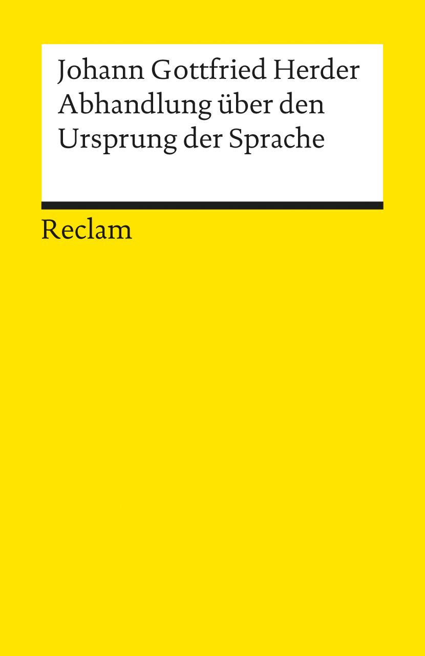 Abhandlung über den Ursprung der Sprache