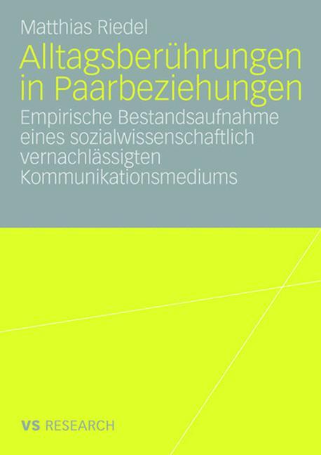 Alltagsberührungen in Paarbeziehungen