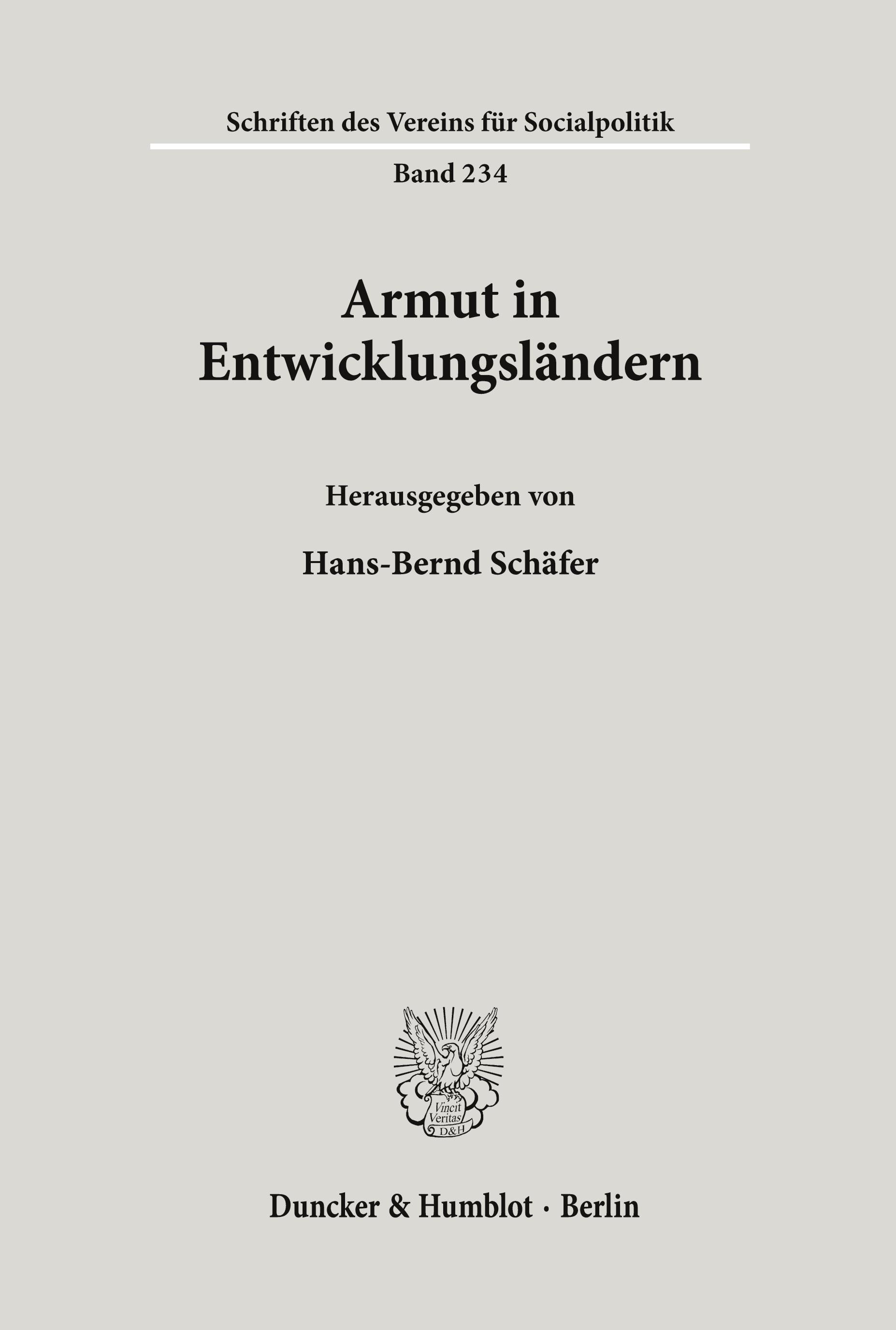 Armut in Entwicklungsländern.