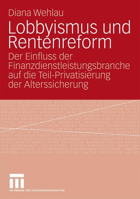 Lobbyismus und Rentenreform