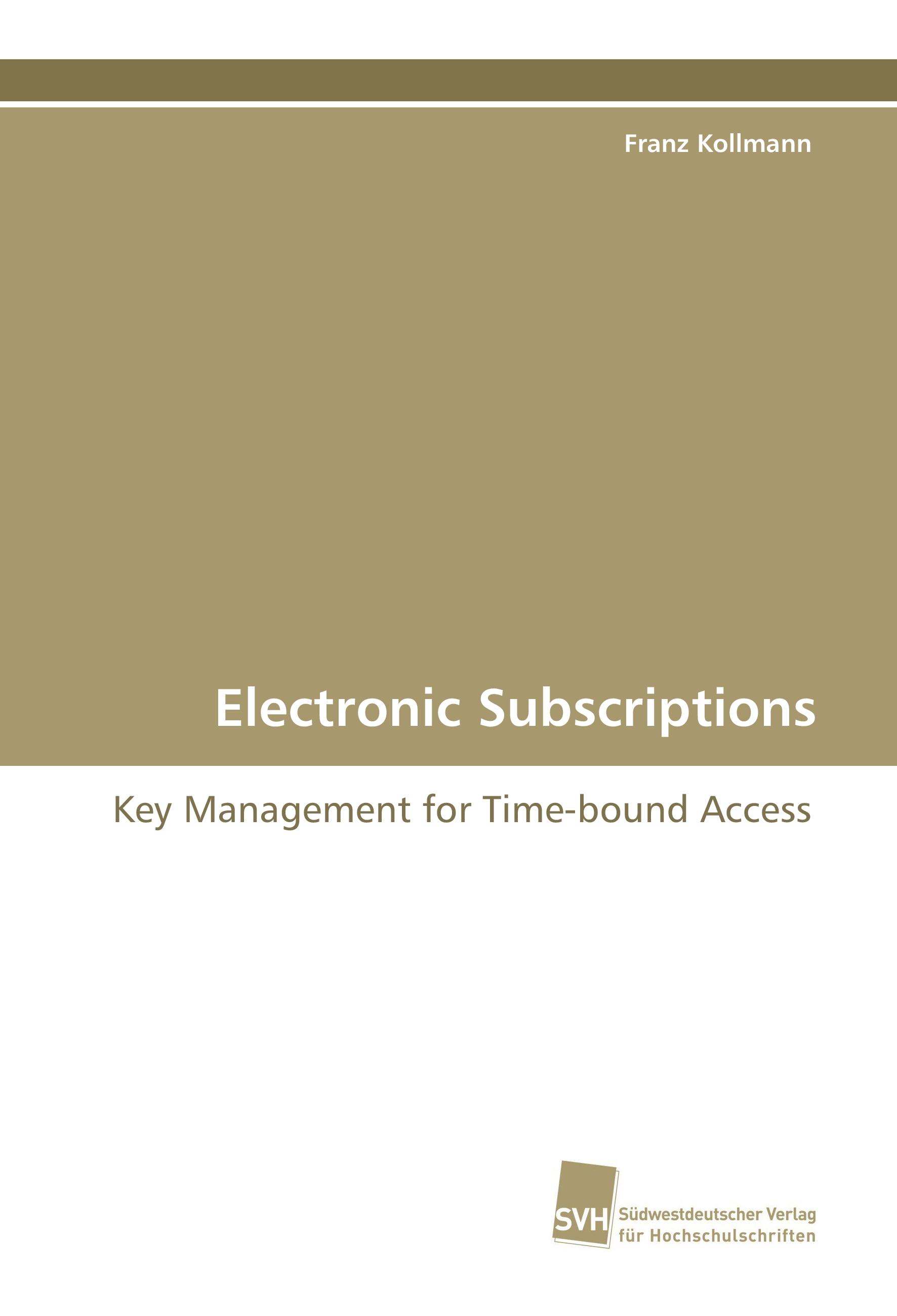 Electronic Subscriptions