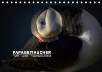 Papageitaucher: Puffin - Lundi - Fratercula arctica (Tischkalender 2021 DIN A5 quer)