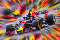 Premium Textil-Leinwand 450 x 300 cm Quer-Format Max Verstappen | Wandbild, HD-Bild auf Keilrahmen, Fertigbild auf hochwertigem Vlies, Leinwanddruck von Jean-Louis Glineur alias DeVerviers