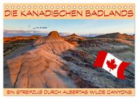 Die Kanadischen Badlands (Tischkalender 2025 DIN A5 quer), CALVENDO Monatskalender